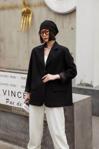 春季新款韩版宽松西装，女装西装，变色鸟(4F)