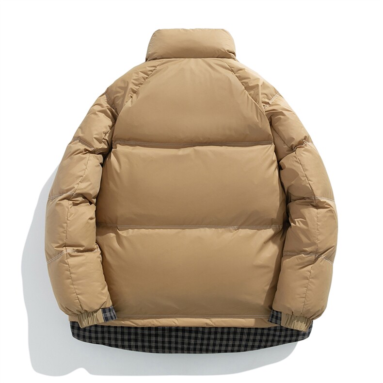 得物抖音新标90绒白鸭绒假两件羽绒服YR2379-P220控298大码,男装羽绒服,星座717