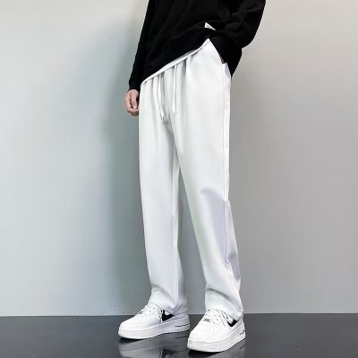 西裤男秋冬季款宽松阔腿裤直筒运动卫裤休闲裤S1,男装休闲裤,星座1116A-2（原606A-1）