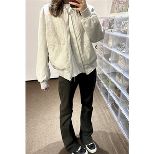GOSNACE秋季短款夹克潮棒球服外套男女同款DY195-P80网图图片