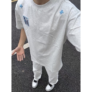 原版刺绣纯棉短袖ZX0308-P30图片