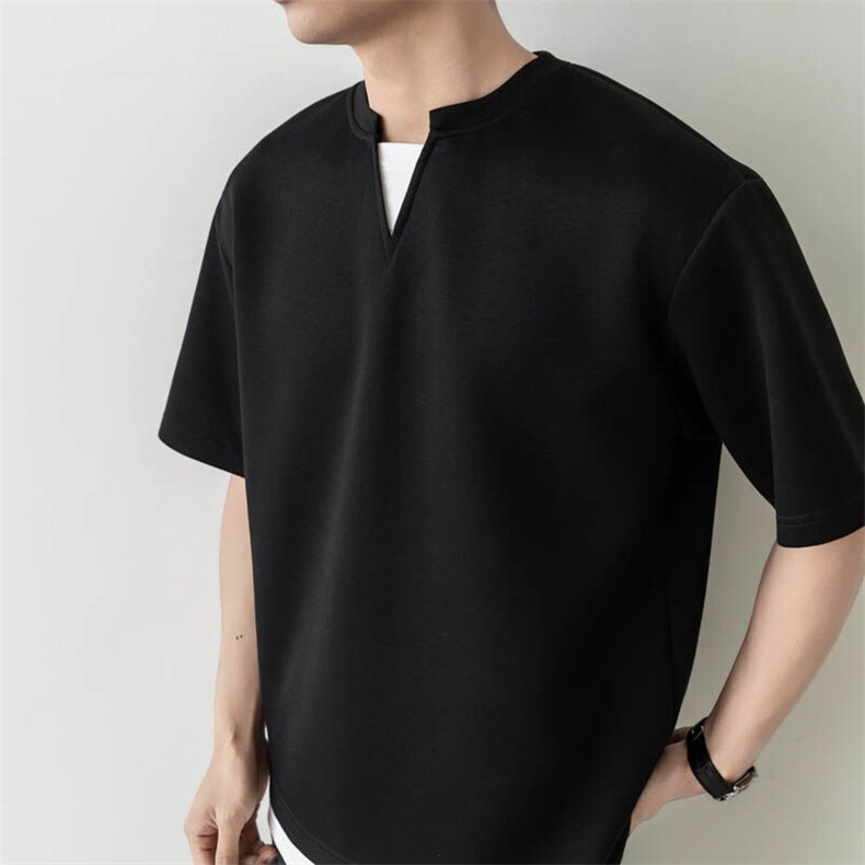 夏打底衫纯色百搭纯色圆领T恤短袖轻熟风A236-82558-特P38,男装T恤,电商A236