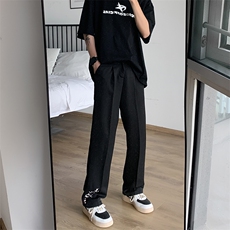 港风新中式休闲裤西裤长裤冰丝裤直筒裤A014-DY2376-P50控68，男装西裤，电商A014