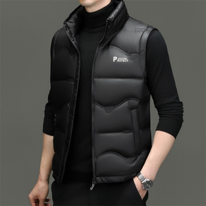 DF8012钱塘2020-2冬季时尚简约新款中年男士马甲羽绒服P158图片