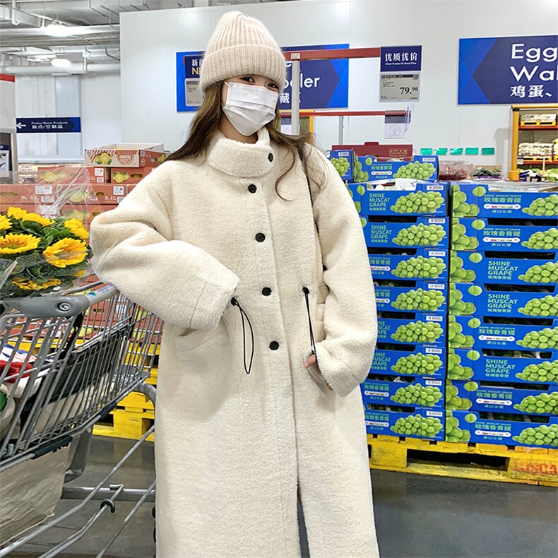 2024时尚新款皮毛一体羊羔毛大衣款号-9970-P195-K278，女装毛呢外套，浙宝305