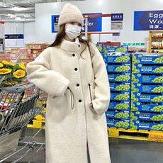 2024时尚新款皮毛一体羊羔毛大衣款号-9970-P195-K278，女装毛呢外套，浙宝305