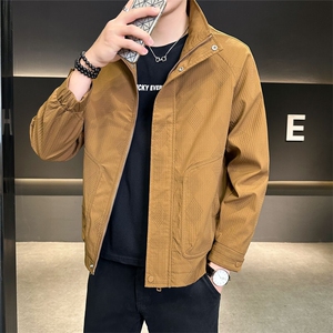 店主风2025秋季新款立领外套男装休闲夹克C317-J6615-P110图片