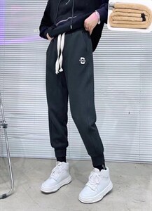 加绒加厚卫裤图片