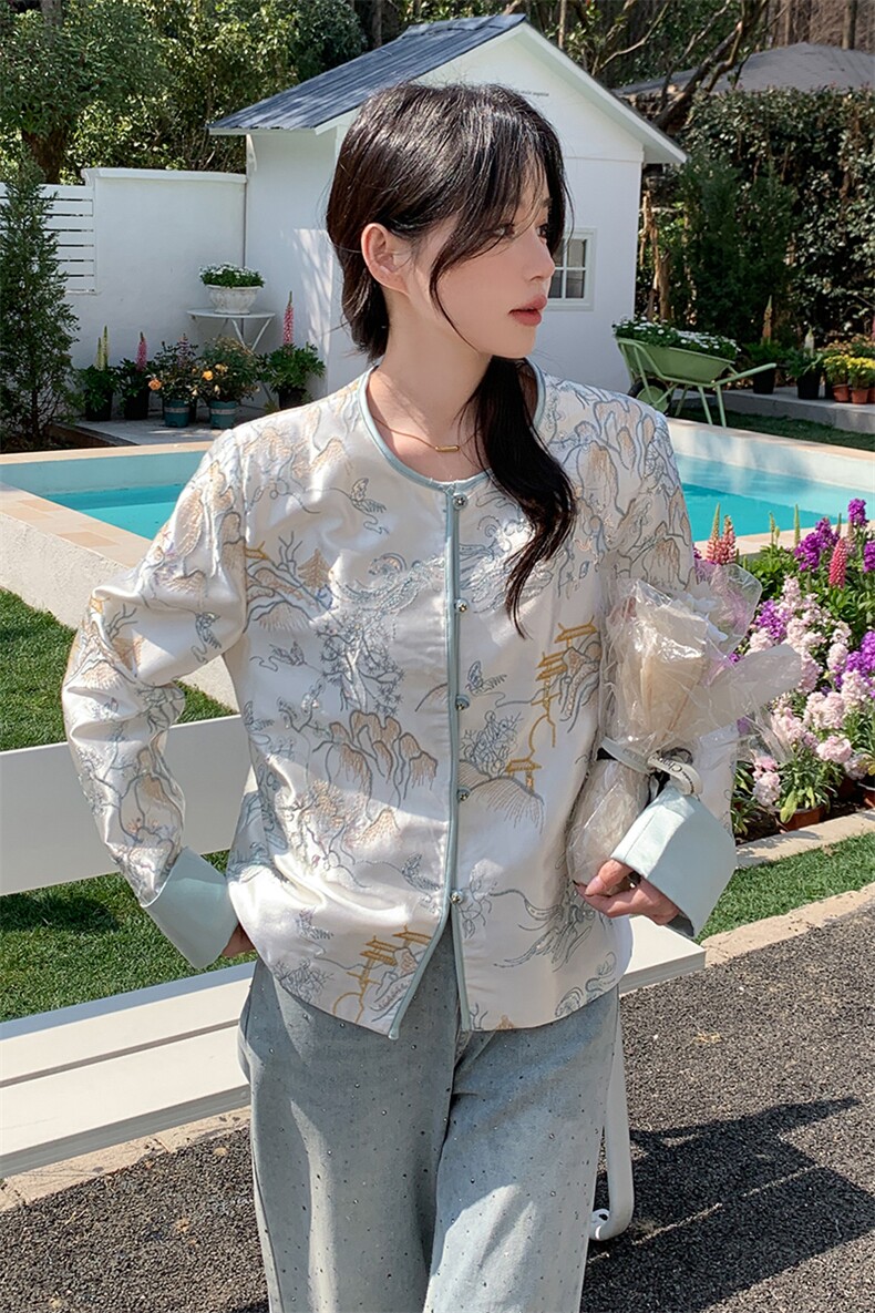 现货新款2025年春季复古风外套1C119-P165-K245,女装短外套,英标秀