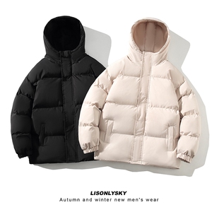 新款加厚2025秋冬新款棉衣韩版连帽潮流棉服M688-P55图片