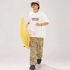 2025夏季新款男装日系潮牌纯棉印花圆领宽松短袖休闲T恤T952-F39，男装T恤，电商A101（原外27）