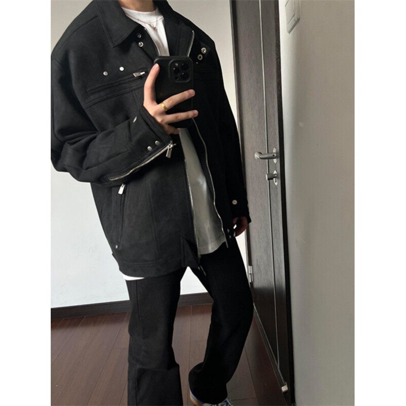 美式复古cleanfit解构外套男春秋高级感设计飞行员夹克WL2355-P78,男装夹克,星座1008