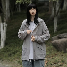 防晒外套女式新款夏宽松轻薄透气速干日系户外防晒衣服W4947-P38，男装防晒衣，星座412-3