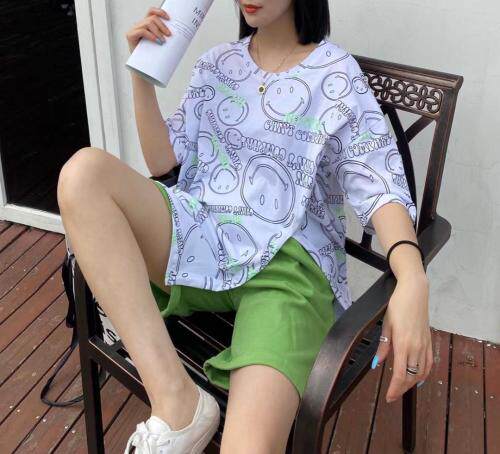 韩版笑脸T，女装，Q.P
