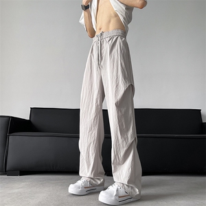 8XL-M 山系户外防晒防水速干冰丝伞兵冲锋裤男大码休闲裤K973P30图片