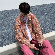 新款潮流男格子衬衫S8012P42，男装衬衫，星座1116-2