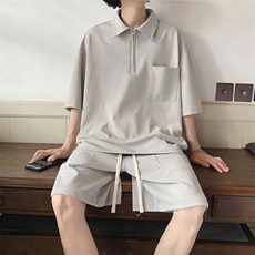 酒店运动装冰丝超薄百搭顺滑速干休闲抗皱裤TZ60-特批75，男装休闲套装，星座718