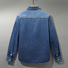 秋季流行男士牛仔衬衣时尚休闲长袖衬衫外套XZ310B-3-CY913-P55，男装衬衫，星座310B-3