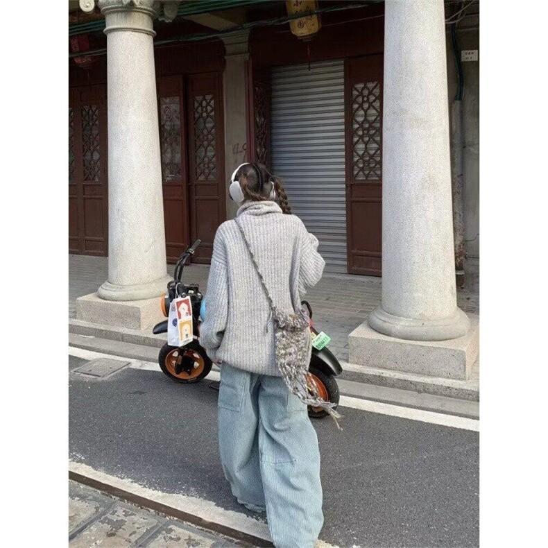 宽松型青少年直筒常规秋冬竖条纹明线牛仔裤男女长裤纯色夏季中腰,男装牛仔裤,星座506A