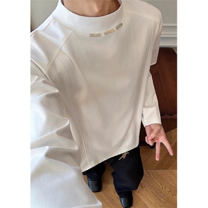 长袖T恤男夏季宽松韩版百搭休闲体恤衣服 TW323图片
