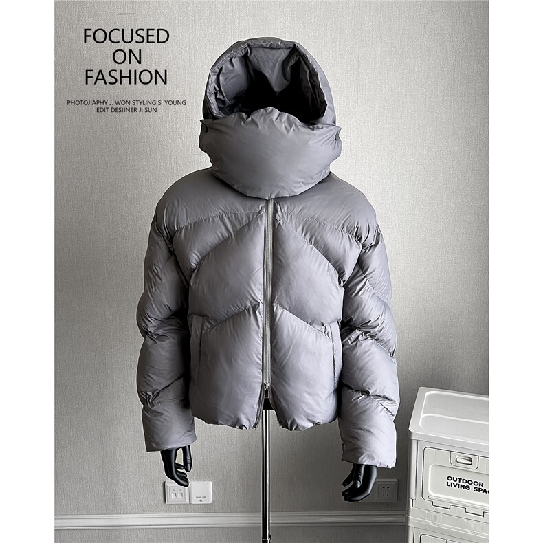 防风设计面包服夹棉连帽棉衣25089/P188控228,男装棉衣,电商A242