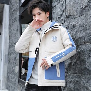 男士休闲连帽加厚保暖棉衣外套棉服棉袄冬季防寒开衫男装M996图片