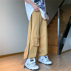 春秋侧边条杠小牛津速干工装裤男士百搭时尚，男装工装外套，星座1013