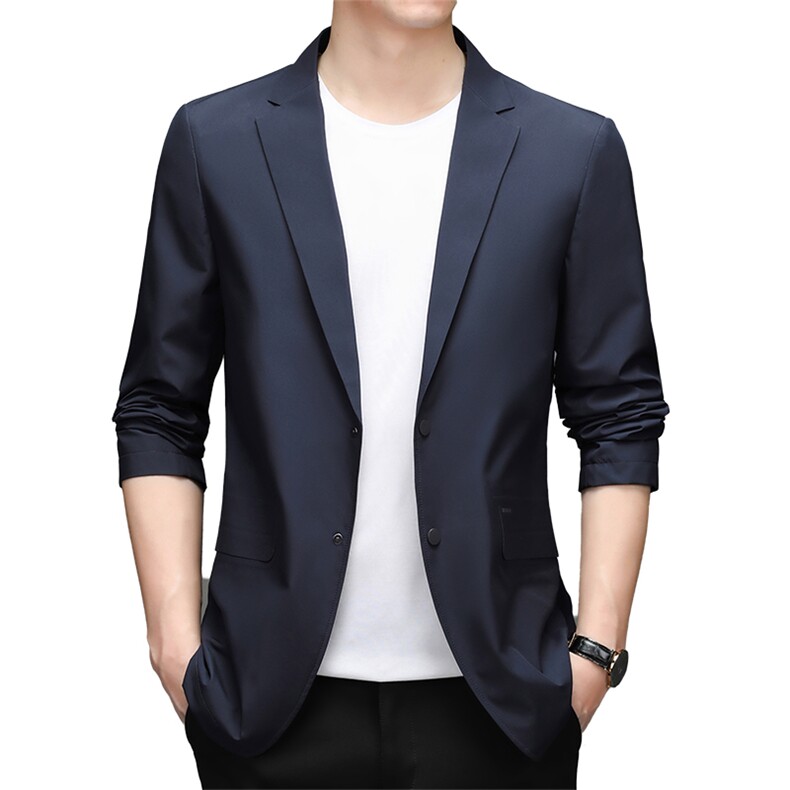 秋季爸爸西装休闲时尚外套男中老年商务宽松休闲西服ZL51886-P180,男装西服,电商B212（原钱塘6029）