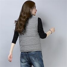 2021秋冬新款时尚都市休闲棉马甲，女装马夹，小林双子