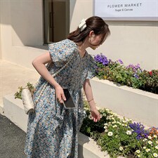 已出现货法式清新仙女裙251-25108-P105-K158，女装连衣裙，浙宝189