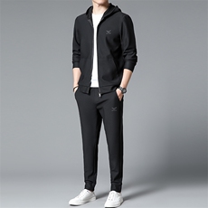 SA3098-2钱塘2020-2时尚休闲百搭简约中青年男士开衫卫衣P190，男装休闲套装，钱塘207-2