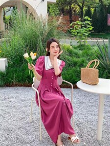 长款连衣裙,女装连衣裙,芷炫