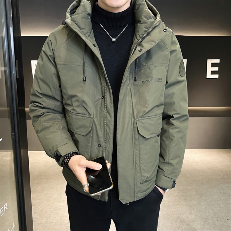主推款标50优质白鸭绒男羽绒服连帽休闲外套A329-YR2328-P195,男装羽绒服,电商A329