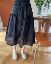 玫瑰花半裙，女装半身裙，唯品