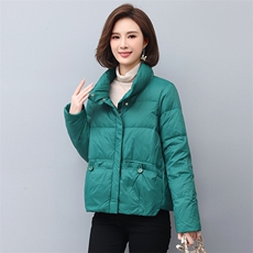 2022新款时尚保暖羽绒服修身显瘦短款外套，女装羽绒服，依恋蒂丝