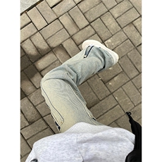 自家图，图牛仔裤男秋冬微喇叭cleanfit裤子KZA54-P68，男装牛仔裤，星座1007（原301D）