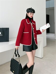 香香风皮毛一体三色三码圈圈绒M  L   XL图片