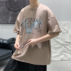 2025夏季原创设计港风oversize宽松休闲T恤B266-DX08-P30，男装T恤，星座B257-1
