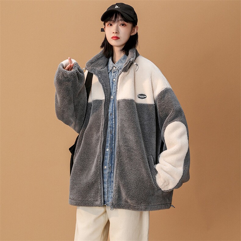 冬装学生加绒加厚棉衣潮羊羔绒休闲百搭外套男女910-P105控价138,男装棉衣,电商A441-1