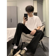 纯棉刺绣短袖ZX0293-特批28，男装T恤，星座313A(原308A-2)