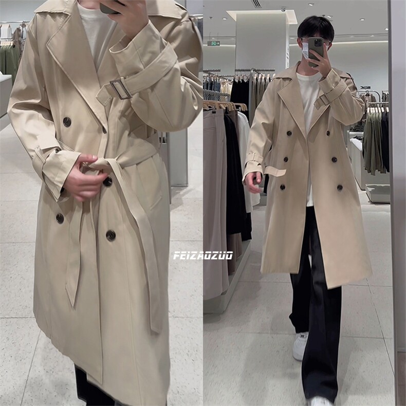 2026中长款风衣中长款休闲宽松百搭风衣外套Q5579-TP85138，男装风衣，电商A102