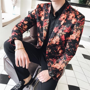 秋冬【常年款】欧版英伦风大码店主风西装西服男D219-7011-P150图片