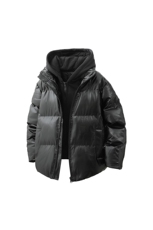 支持二开假两件PU皮绵服皮棉衣外套男8573-P90控13885733-P102，男装棉衣，电商A441