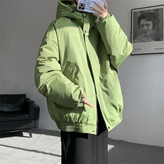 棉服男冬季新款港风宽松连帽棉衣MF9006-P90，男装棉衣，星座214-3