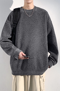 2026春季新款满天星cleanfit粗花斜纹男中性卫衣W5064特P35控68图片