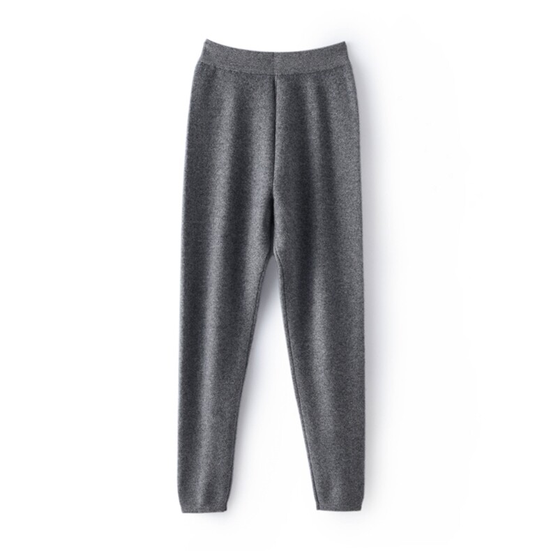 2025春秋新款羊绒衫女100纯山羊绒长袖圆领休闲毛衣纯色羊绒套装，女装打底裤，绒源之鑫