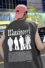 量大优可提供视频2024夏美式无袖背心HD019-1-BX24109-P18，男装背心/马甲，电商019-1