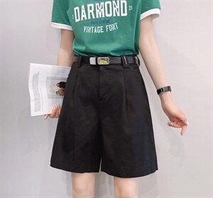 夏季牛仔弾力七分裤图片