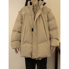 XZ213-GKMY8861-P128控148抖音品质直播供货拆卸袖立领保暖棉服，男装棉衣，星座213