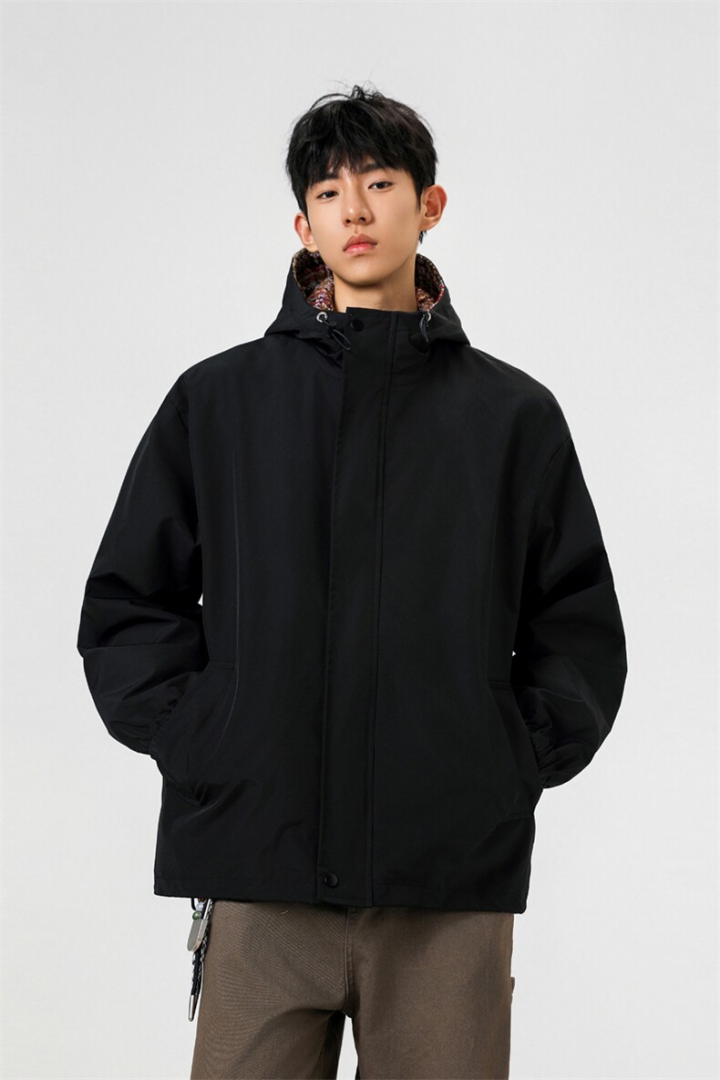 可二开小香风拼接面料大码M-5XL夹克100%聚酯纤维JK78079P75控118,男装夹克,星座226-1